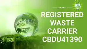 Registered Waste Disposal Carrier for our house clearance company
