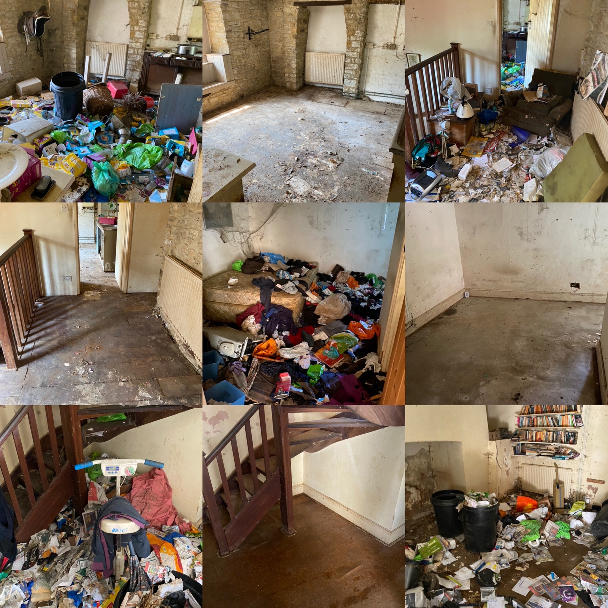 Hoarder property clearance in Oxfordshire
